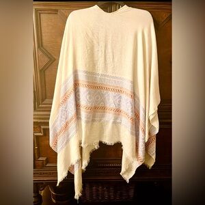 Woven Moroccan frayed kimono.  OS.  NWOT.  Never worn.
